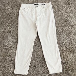Nine West White Ankle & Cropped Jeans